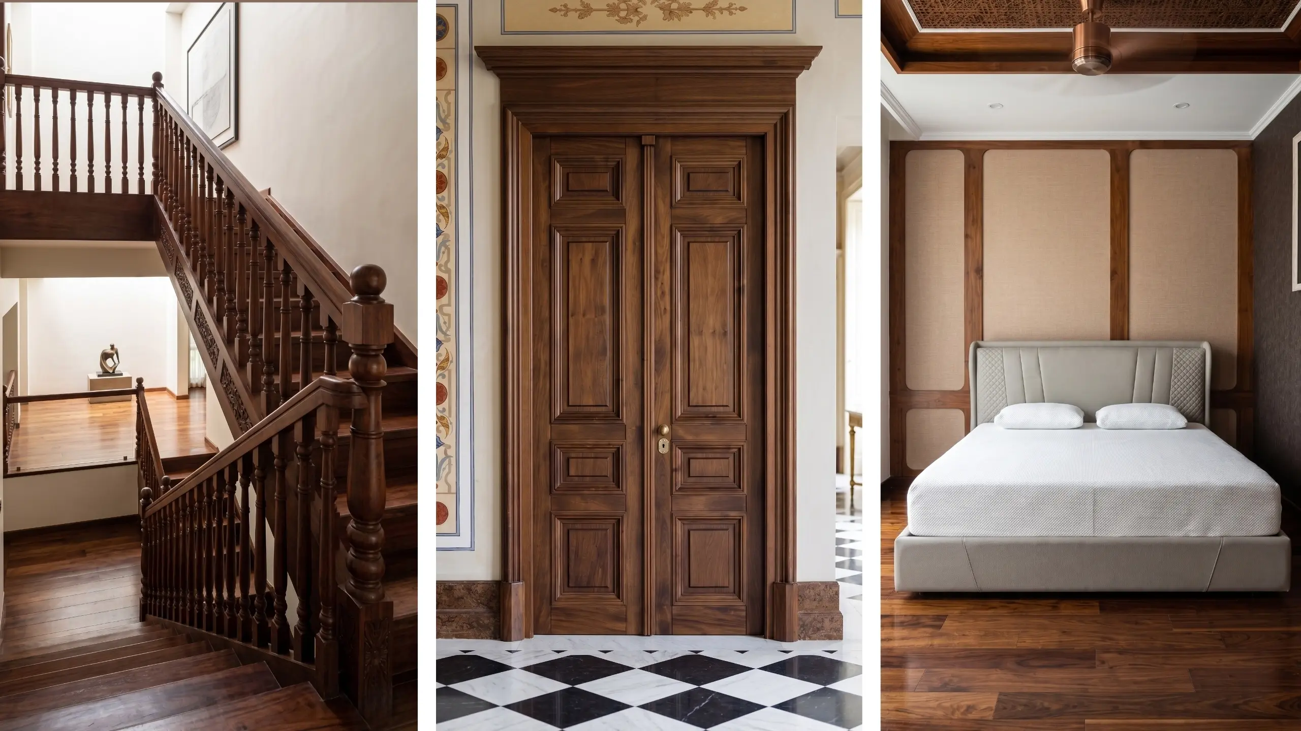 Hightech Interiors — Staircase, Door & Bedroom Showcase