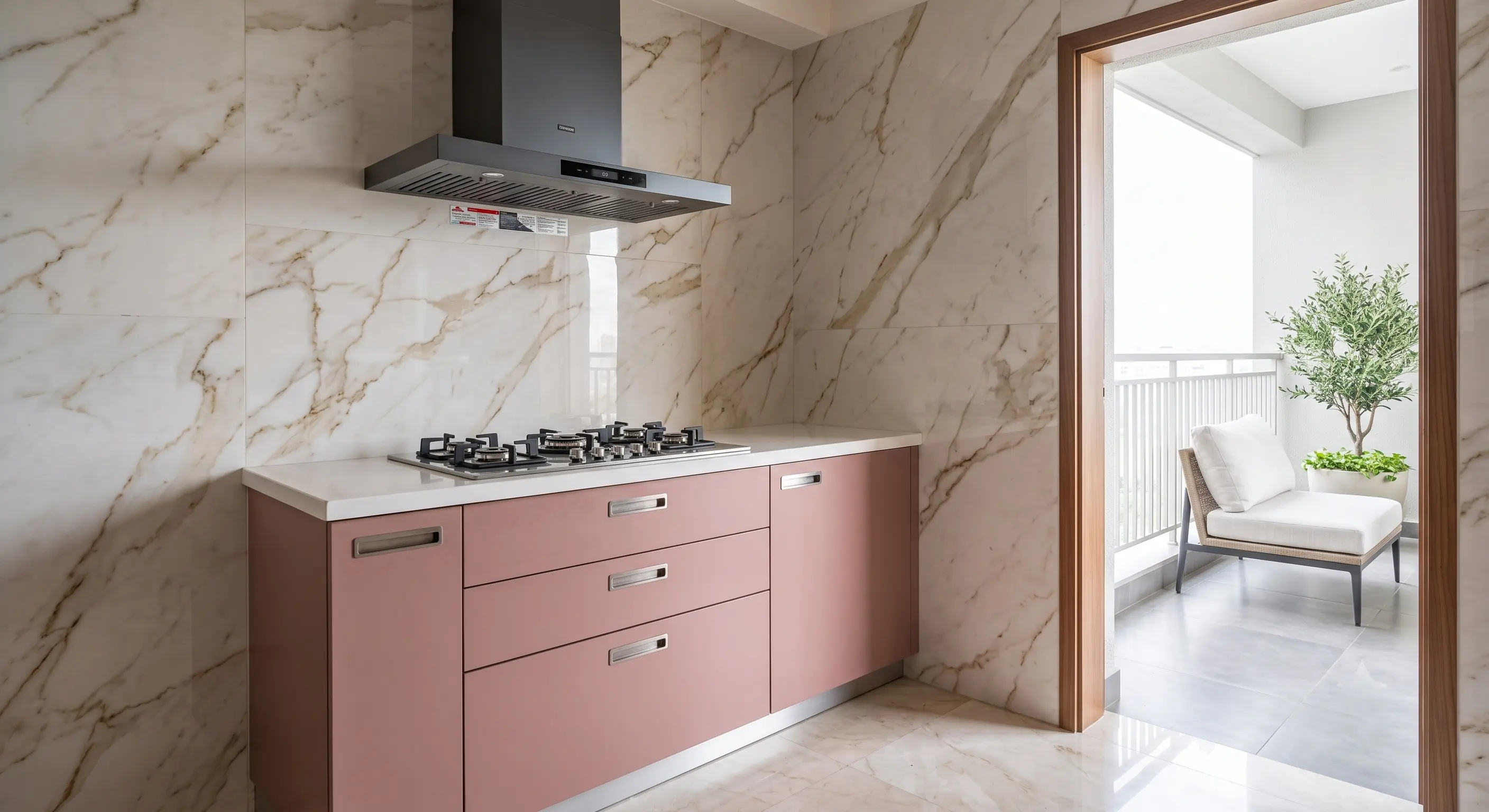 Custom kitchen interior by Hightech Interiors