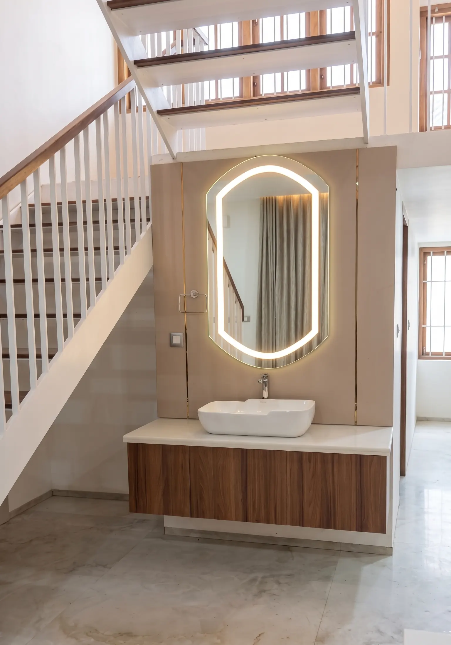 Living and dining interior by Hightech Interiors