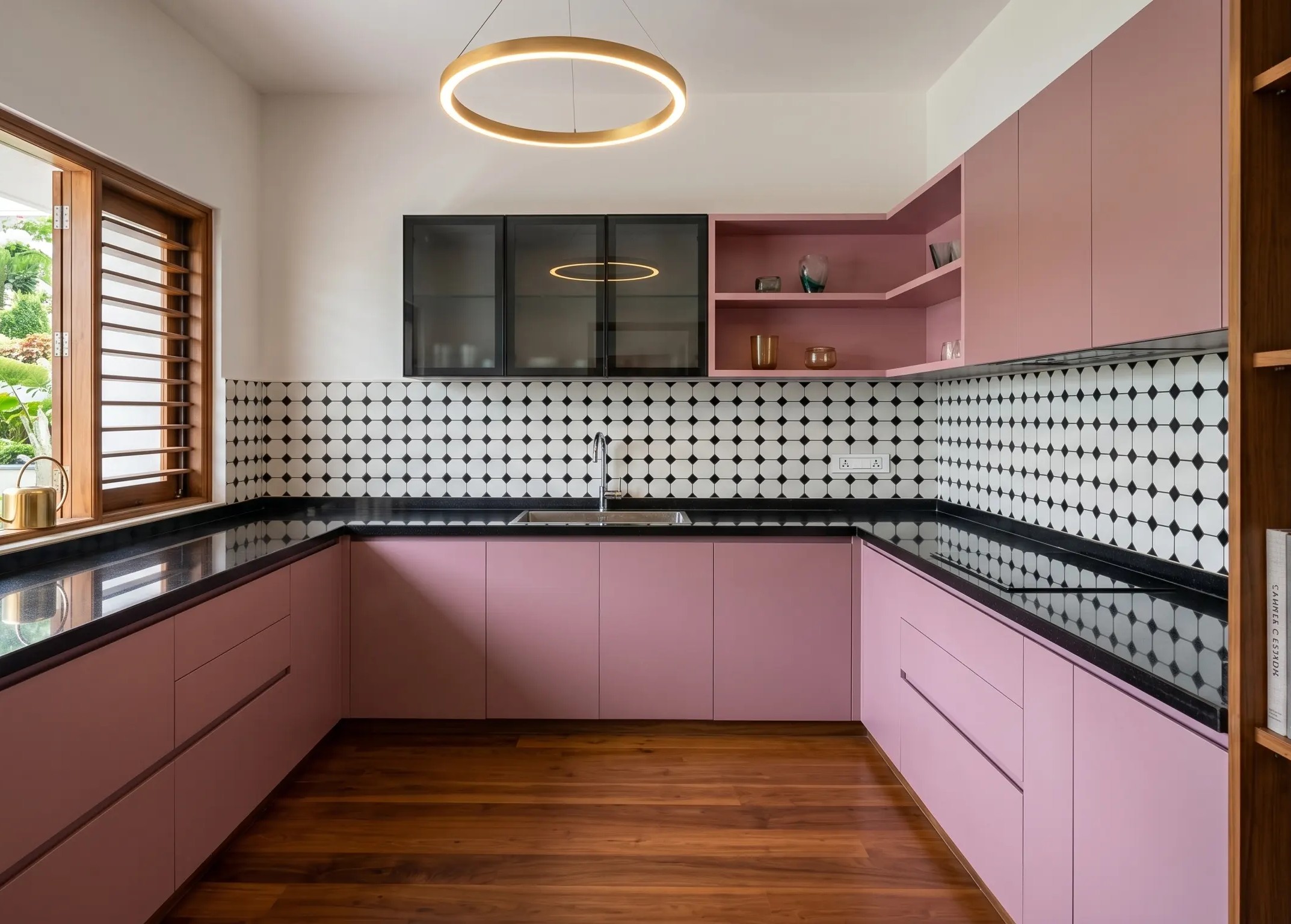 Modular kitchen interior design by Hightech Interiors, Kannur